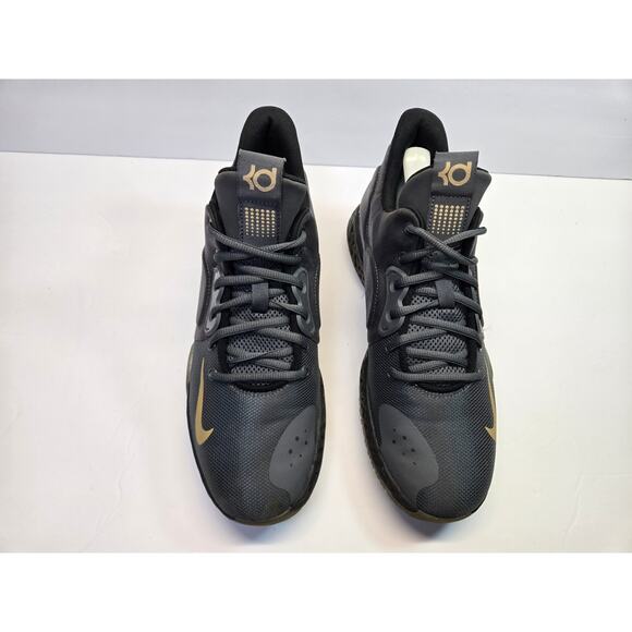 Nike KD Trey 5 VII Basketball Shoes Mens 9 Grey Dark Metallic Gold Kevin Durant - Picture 3 of 8